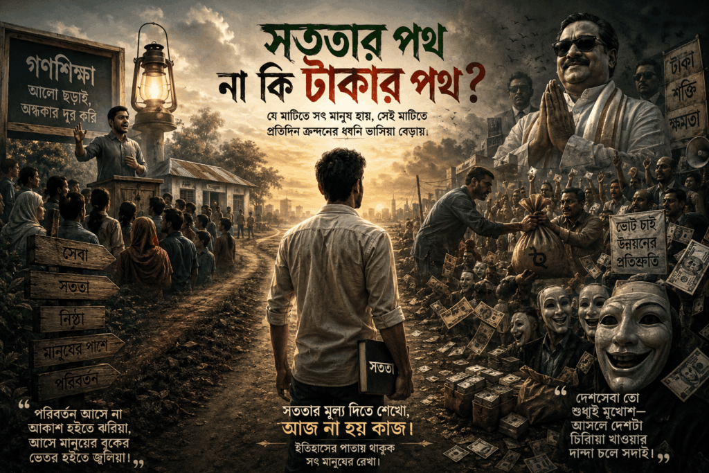 যে যুগের আয়নায় নিজেকে দেখিয়া বিস্মিত হইয়াছে।